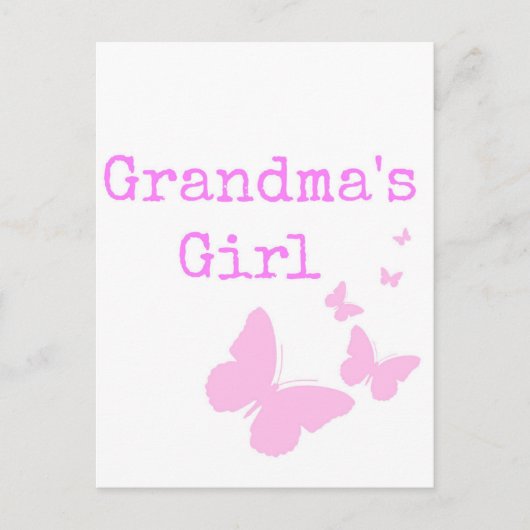 Carte Postale La Fille de Grand-mère (Devant)