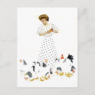 Carte Postale La fille de l'agriculteur de Coles Phillips