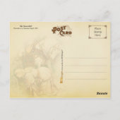 Carte Postale La fille de l'oie (Dos)