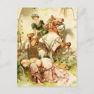 Carte Postale La fille de l'oie