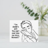 Carte Postale La fille de papa (Debout devant)