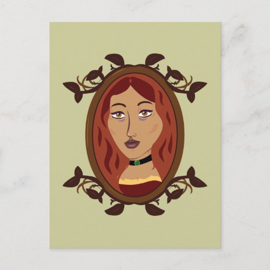 Carte Postale La fille du Bowyer (Devant)