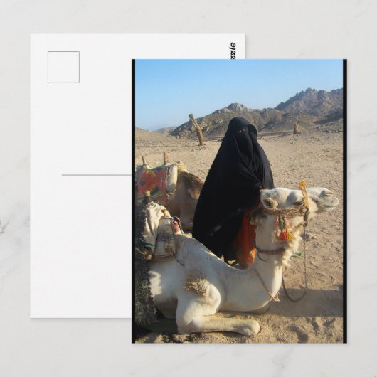 Carte Postale La Fille du désert (Devant / Derrière)