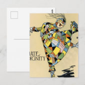 Carte Postale « La fille en patchwork déteste la dignité » de Jo (Devant / Derrière)