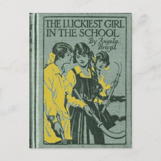 Carte Postale La fille la plus chanceuse à l'école (Devant)