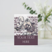 Carte Postale La fille lisant un livre (Debout devant)