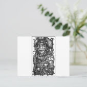 Carte Postale La fille pirate Zombie (Debout devant)