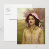 Carte Postale La fille primitive (Devant / Derrière)