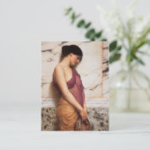 Carte Postale La fille Tambourine par John William Godward (Debout devant)