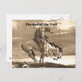 Carte Postale La fin du sentier (Devant / Derrière)
