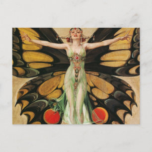 Carte Postale La Flapper, 1922 par Joseph Christian Leyendecker