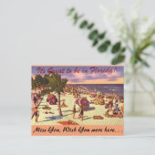 Carte Postale La Floride, il est grand d'être dedans (Debout devant)