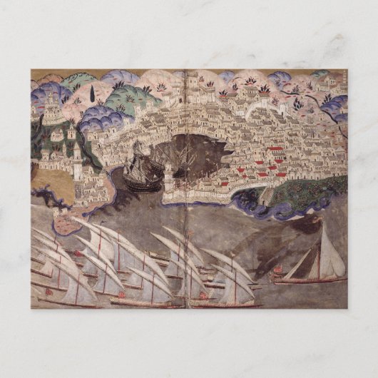 Carte Postale La flotte ottomane (Devant)