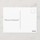 Carte Postale La foi au-dessus de la peur (Dos)