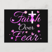 Carte Postale La foi au-dessus de la peur (Devant)