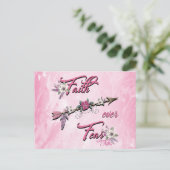 Carte postale La Foi Au Sujet De La Peur (Debout devant)