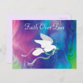 Carte postale La Foi Au Sujet De La Peur (Devant / Derrière)