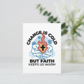 Carte Postale La foi nous réchauffe - L'application des oeuvres  (Debout devant)