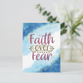 Carte Postale La foi sur la peur (Debout devant)