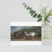 Carte Postale La foire de cheval par Rosa Bonheur (Debout devant)