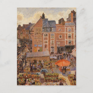 Carte Postale La Foire, Dieppe Sunny Après-midi Camille Pissarro