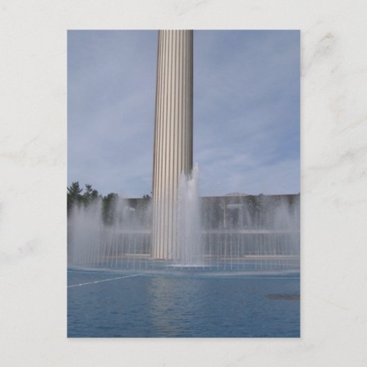Carte Postale la fontaine (Devant)