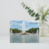 Carte Postale La fontaine Apollo dans les jardins de Versailles (Debout devant)