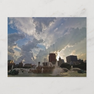 Carte Postale La fontaine de Buckingham à Chicago