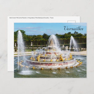 Carte Postale La Fontaine de Latona dans les jardins de Versaill