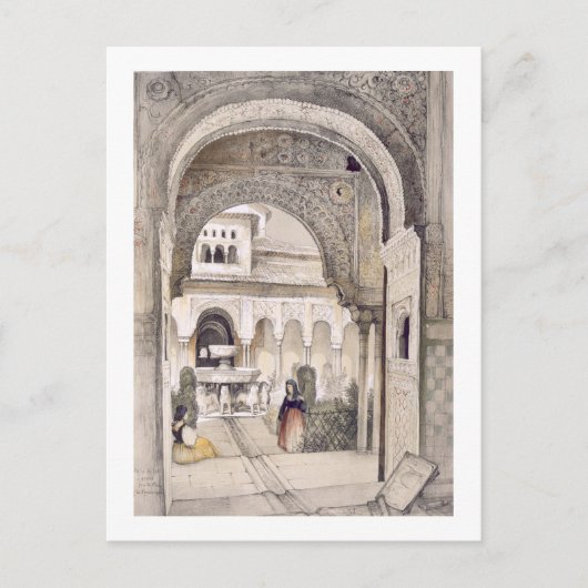 Carte Postale La Fontaine des Lions, du Hall de l'Ab (Devant)