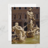 Carte Postale La Fontaine du Moro (Devant / Derrière)