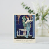 Carte Postale La fontaine Shell de George Barbier (Debout devant)