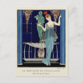 Carte Postale La fontaine Shell de George Barbier (Devant)