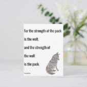 Carte Postale La force du livre de la Jungle (Debout devant)