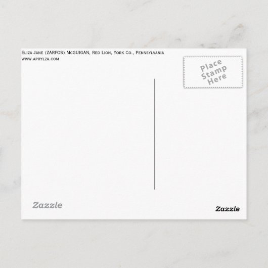 Carte Postale La force d'une femme (Dos)