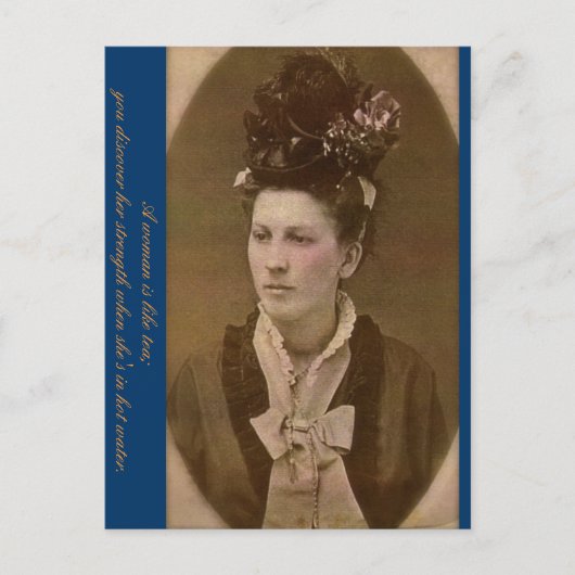 Carte Postale La force d'une femme (Devant)