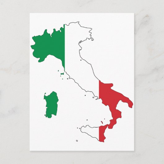 Carte Postale La forme italienne (Devant)