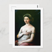 Carte Postale La Fornarina, Raphael (Devant / Derrière)
