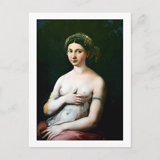 Carte Postale La Fornarina, Raphael (Devant)