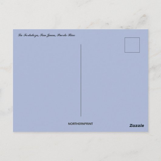 Carte Postale La Fortaleza San Juan Porto Rico (Dos)