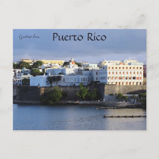 Carte Postale La Fortaleza San Juan Porto Rico (Devant)