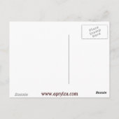 Carte Postale La forteresse de Carcassone (Dos)