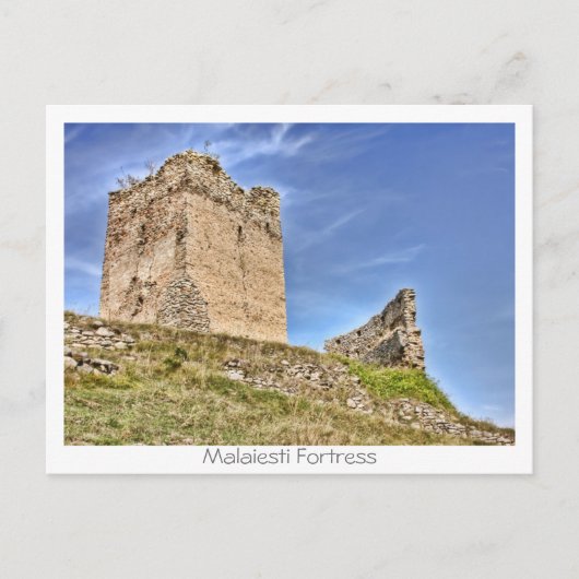Carte Postale La forteresse de Malaiesti (Devant)