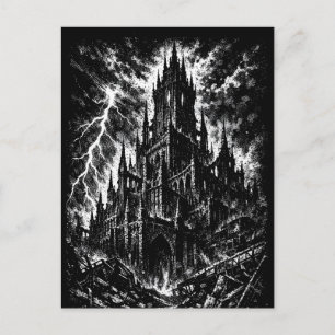 Carte Postale La Forteresse Noire par BurnsInHell