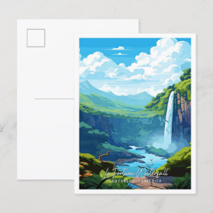 Carte Postale La Fortuna Cascade San Carlos Costa Rica Voyage