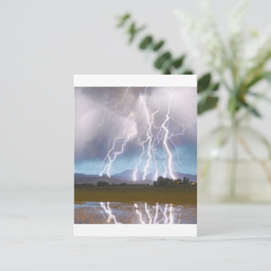 Carte Postale La foudre frappe les longes culminent les contrefo (Debout devant)