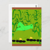 Carte Postale la fourmi et la sauterelle (Devant / Derrière)