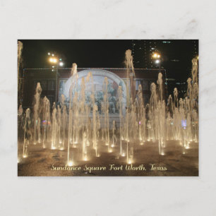 Carte Postale La fresque de la piste Chisholm de Sundance Square