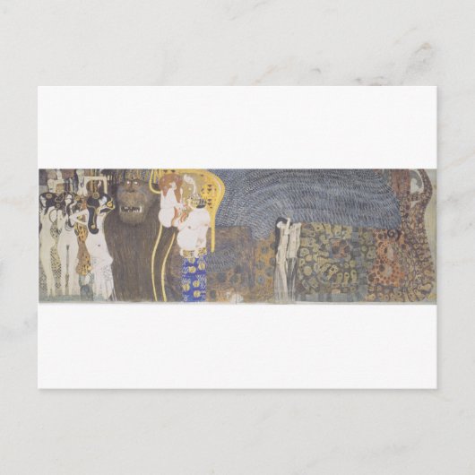 Carte Postale La Frise Beethoven : Les Pouvoirs Hostiles. Mur (Devant)