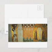 Carte Postale La frise de Beethoven : Le désir ardent pour le (Devant / Derrière)